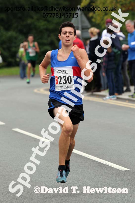 Mens under-17s Northern Road Relays, Warrington. Photo: David T. Hewitson/Sports for All Pics